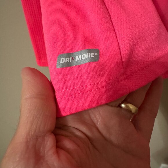 266 • Danskin Now Supercharge Pink 1/4-Zip | Mesh Sleeves • Dri-More Activewear - Picture 5 of 6